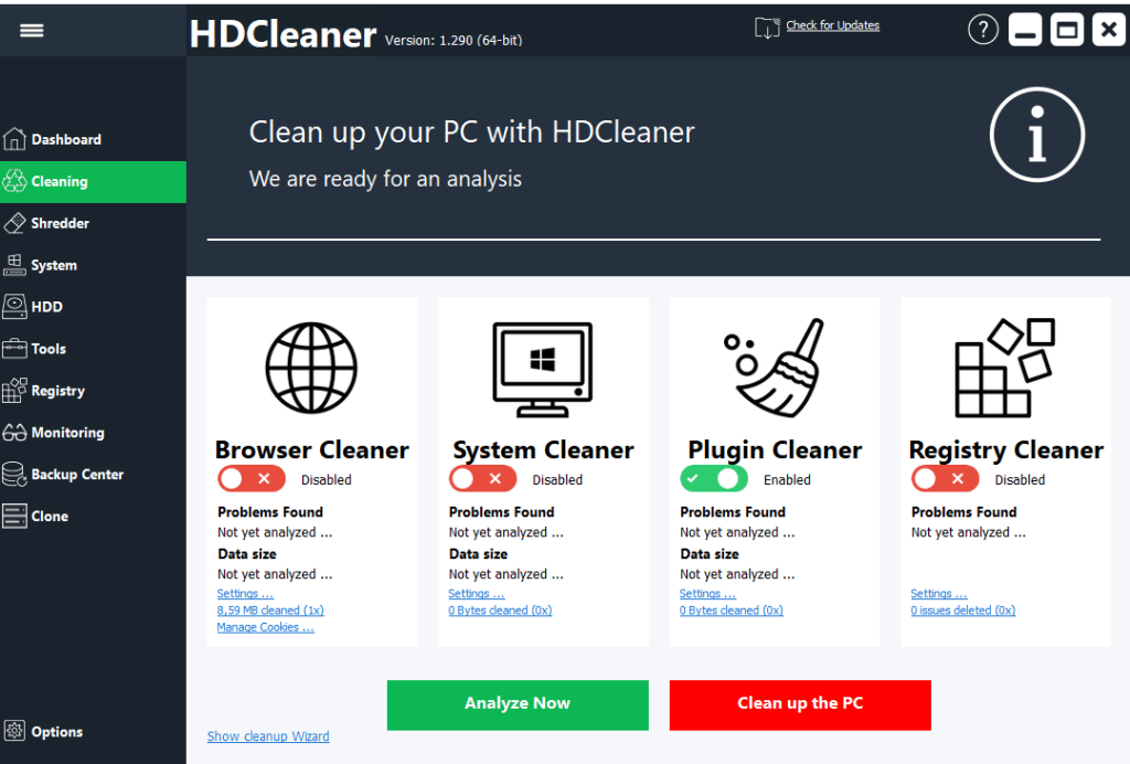 HDCleaner Terbaru Unduh Gratis