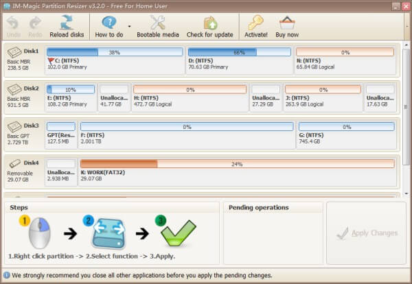 IM-Magic Partition Resizer Crack