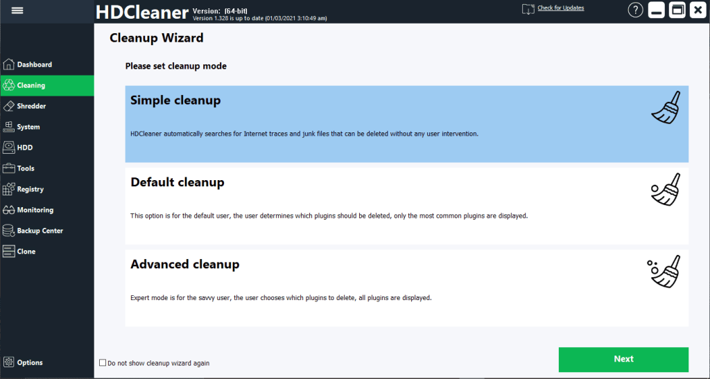 HDCleaner Download