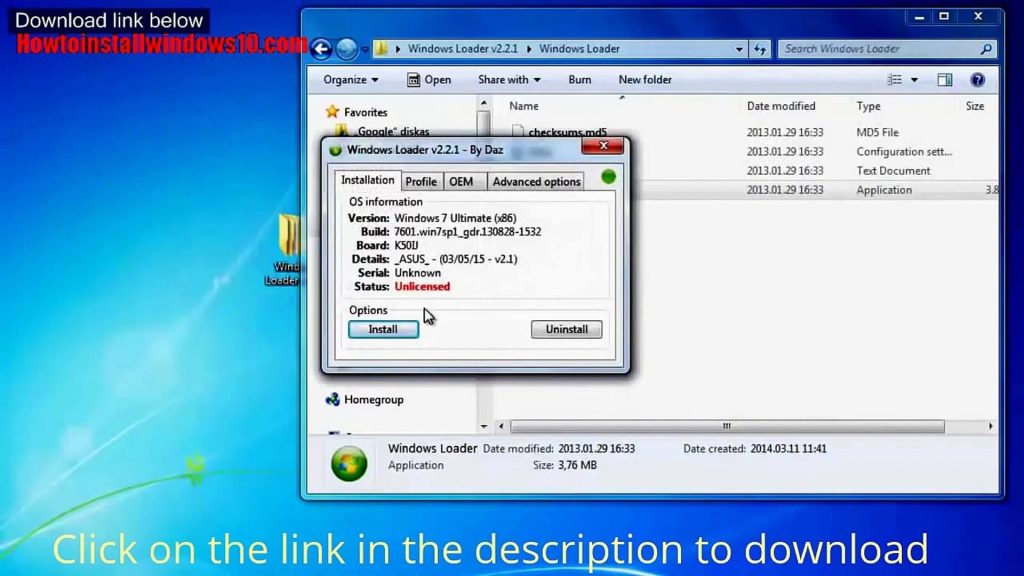 Download Windows 7 Loader