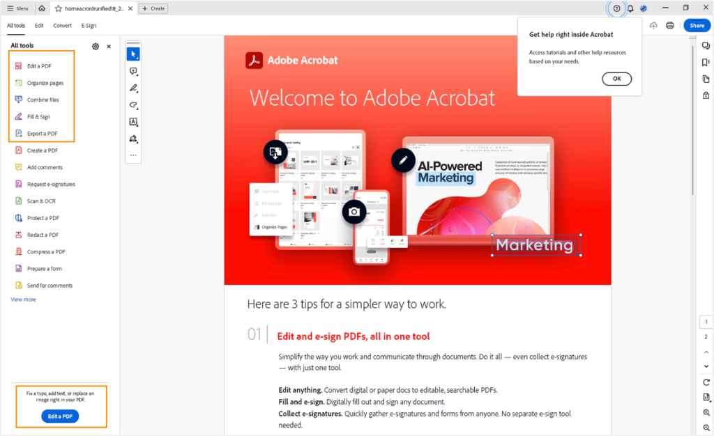 Adobe Acrobat Pro 2024