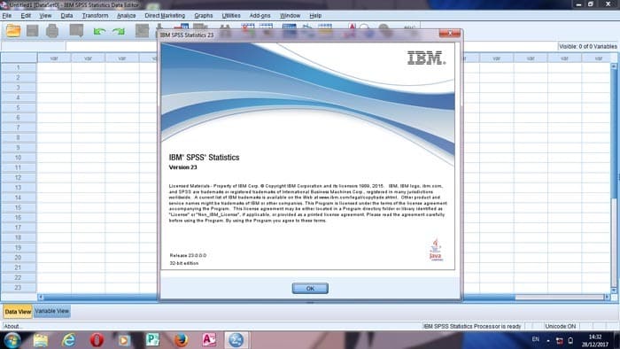 IBM SPSS Statistics 23