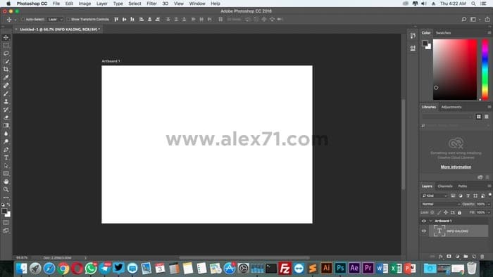 Adobe Photoshop CC 2018 macOS